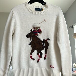 Ralph Lauren women’s XS polo bear sweater